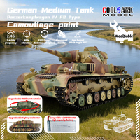 COOLBANK 1/16 Deutscher Panzer IV Ausf. F2 Ferngesteuerter Mittlerer Panzer WW2 RC Panzer Panzer-Enthusiasten Sammlerstück