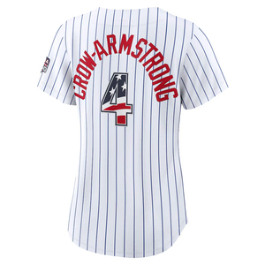 Maillots de baseball personnalisés brodés et cousus pour le 4 juillet 2026 à Chicago, États-Unis – Uniformes sur mesure # 3 Bregman 4 Crow-Armstrong - Product Image 3