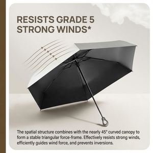 Paraguas de Sol Plegable Mini Cápsula para Mujer, Protección UV, Resistente a la Lluvia, Portátil, Personalizable para Regalos Empresariales - Product Image 3