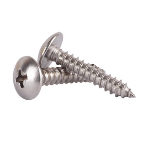 Tornillo <span class=keywords><strong>Autorroscante</strong></span> de Cabeza Redonda Ovalada Phillips de Acero Inoxidable 304 18-8, Tipo A, <span class=keywords><strong>para</strong></span> <span class=keywords><strong>Chapa</strong></span> Metálica y Madera - Product Image 1