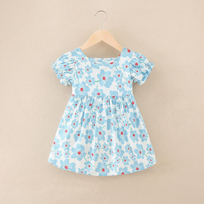 Vestido infantil floral for1- anos, roupas de criança, novas