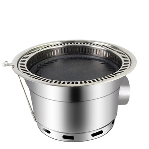 Korean <strong>Bbq</strong> Equipment Supplier <strong>Table</strong> <strong>Top</strong> Teppanyaki Grill <strong>Table</strong> for Restaurants - Product Image 1