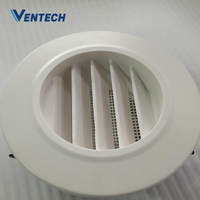 VDV-A6 Diffuseur d'air de retour rond en plastique moderne pour système de ventilation, type disque, pour plafond