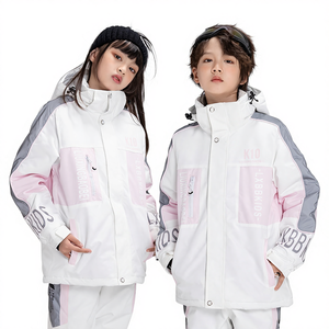 Nuevo Traje de Esquí para Niños, para Niños y Niñas, Invierno, Exterior, Cortavientos, Impermeable, Cálido, Grueso, Duradero, 100% Poliéster - Product Image 1