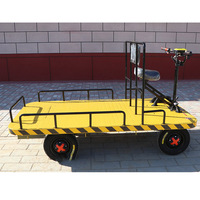 Chariot de manutention d'entrepôt, chariot à plateau électrique, chariot à plateau électrique pour le transport de marchandises