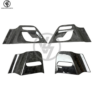 Pegatina de Fibra de Carbono con Acabado Brillante para el Panel Interior de la Puerta, Compatible con Mercedes Benz Clase G W464 G500 G63 2019-2024, Marco Interior del Vehículo - Product Image 2