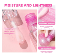 Liquide repulpant pour les lèvres effet verre, marque privée, hydratant, léger, à base d'huiles de fruits et de vitamines, végétalien, sans cruauté animale, minéral, résistant à l'eau