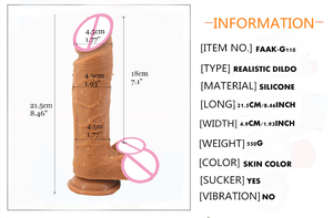 FAAK double couche silicone réaliste gode cheval doux énorme succion 1.93" <span class=keywords><strong>grosse</strong></span> bite jouets <span class=keywords><strong>sexe</strong></span> pour femmes masturber sexshop - Product Image 2
