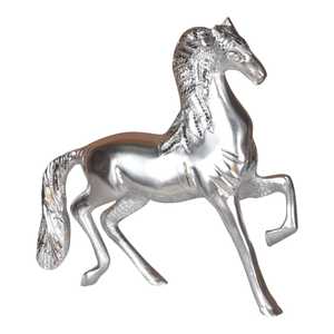 Modern Aluminium Horse <b>Statue</b> Decorative Metal Animal Figurine Contemporary Home Decor Table Top Accent for Coffee Table Office - Product Image 5