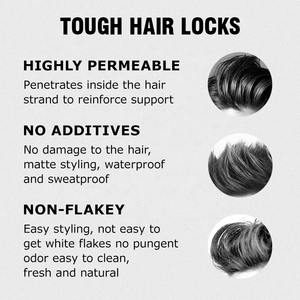 Etiqueta privada 100% cera orgánica Natural para peinar el cabello hombres textura ligera y de retención pomada de cera para el cabello brillante para crear estilo fresco - Product Image 4