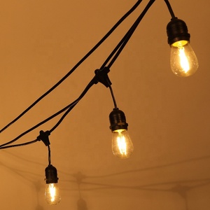 Trang Trí Kỳ Nghỉ Không Thấm Nước Giáng Sinh Ánh Sáng Trong Nhà Ngoài Trời LED Bóng Đèn G80 ST64 S14 <span class=keywords><strong>Globe</strong></span> Festoon Ánh Sáng Edison Chuỗi Đèn - Product Image 2