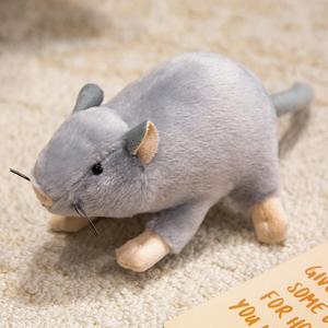 Grande peluche année du rat <span class=keywords><strong>souris</strong></span> poupée mignonne couette avec techniques brodées cadeau de mariage pour garçons et filles - Product Image 6