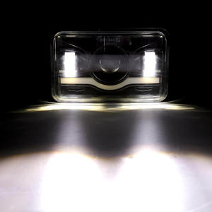 Faro LED Rectangular de 5 Pulgadas, Luz Alta/Baja, Proyector DRL, Color 6000K, 12V 45W 10000 Lúmenes, Bombilla H4, Nuevo, Universal - Product Image 4