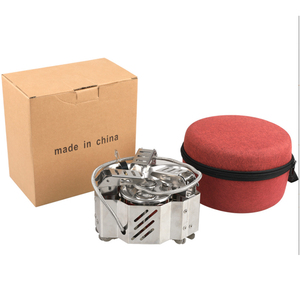 Réchaud portable <span class=keywords><strong>en</strong></span> acier inoxydable 15800W à quatre brûleurs avec allumage piézoélectrique et coupe-vent pour le <span class=keywords><strong>camping</strong></span> et autres équipements de plein air - Product Image 5