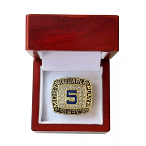 1941 Hall of Fame de la Major League <span class=keywords><strong>Baseball</strong></span> No. Boîte cadeau en bois personnalisée 5 Joseph Paul DiMaggio <span class=keywords><strong>Yankees</strong></span>, bague de championnat personnalisée - Product Image 5