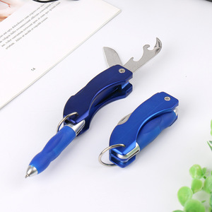 Bulk Plastic Sports Multi-Functional Combination Tool LED <b>Light</b> for Keychain Custom Printed Logo Ballpoint Novelty 1.0mm - Product Image 4
