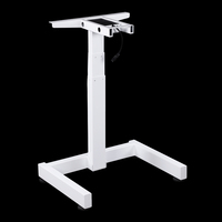 Table basse électrique réglable en hauteur ShengHua, bureau pour ordinateur portable à une seule jambe, bureau debout à moteur unique
