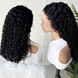 Peluca de Cabello Humano Rizado Birmano de Color Natural, Rizos Suaves y Voluminosos, Densidad Completa, Línea de Cabello Natural Pre-Desplumada - Product Image 5