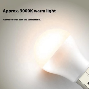 Giá thấp bán buôn Plug-in nhựa mini bóng đèn ống, xách tay mắt-bảo vệ khẩn cấp nhà máy tính xách tay USB <span class=keywords><strong>LED</strong></span> bóng đèn - Product Image 5