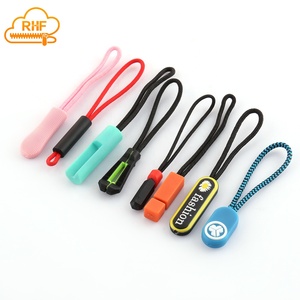 Nhanh Chóng Tùy Chỉnh Đầy Màu Sắc Mềm Pvc Dây Kéo Kéo Quần Áo Cao Su Nhựa Silicone Dây Zip Pullers - Product Image 3