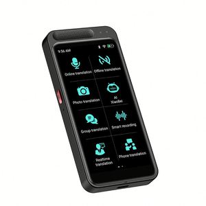 Traductor de Voz Portátil Z6, 139 Idiomas, Traducción en Tiempo Real, Traductor Instantáneo Inteligente de 4.1 Pulgadas con Conversión de Divisas - Product Image 1