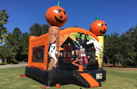 Maison hantée gonflable commerciale pas cher Halloween maison de rebond de citrouille maison de rebond gonflable pour la location de fête