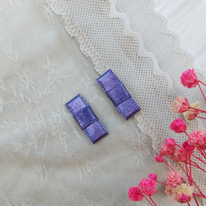 Fábrica profesional personalizada ajustable púrpura Mini Lazo de cinta de rosa para botella de Perfume de vidrio decoración lazo cinta flor - Product Image 5