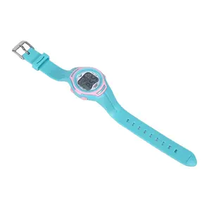 七色灯时尚防水LED女童手表最新设计