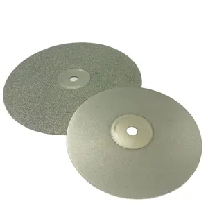 8 inch lapidary diamond wheel grinder electroplated flat lap grinding disc supplier