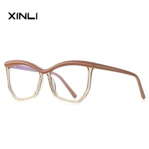 กรอบแว่นตาดีไซน์ใหม่ XINLI2161 แฟชั่นกรองแสงสีฟ้าสำหรับผู้หญิง - Product Image 6