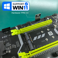 Mainboard X99-2D4 C612 BARU dengan Hardware TPM 2.0 2X LGA2011-3 CPU Quad Channel 8x DDR4 ECC RAM Dual CPU Motherboard X99