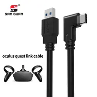 工場直接急速充電ケーブル60WPD 5Ggbps 5M Usb 3.2 Gen1 Type C Cable for VR2 Link Game Cable