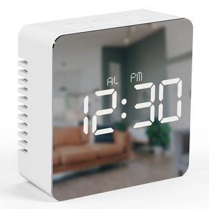 Hot Selling New Design Hot Selling Wholesale Mirror <b>Clock</b> Backlight LED <b>Digital</b> Alarm <b>Clock</b> in Stock - Product Image 1