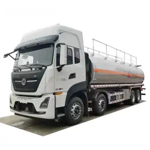 Dongfeng 8x4 35000 ליטר שמן משלוח משאית אלומיניום סגסוגת דלק טנק משאית