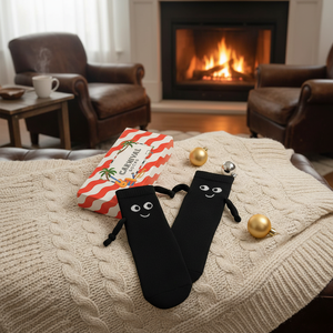 Couple's Breathable and <b>Warm</b> Jacquard <b>Socks</b> with Custom Logo Novelty Print Design for Daily Use for All Seasons - Product Image 3