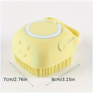Silicone <b>Pet</b> <b>Bath</b> Brush with Liquid Storage Soft Massage Brush for Dog Cat - Product Image 2