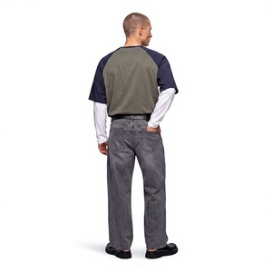 Wholesale 180gsm Modal Garment Dyed Vintage <b>Raglan</b> <b>Sleeve</b> <b>T</b>-<b>shirt</b> Breathable Quick Dry Blank Design Custom Colors Available - Product Image 6
