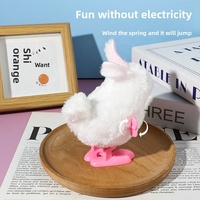 Jouet en peluche lapin sauteur à chaîne pour enfants, grand modèle, très populaire comme petit jouet.
