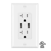 Siyah Renkli USB Hızlı Şarj Prizi, 3.1a Usb a Girişli Çok Satan Usb Güç Çıkışı