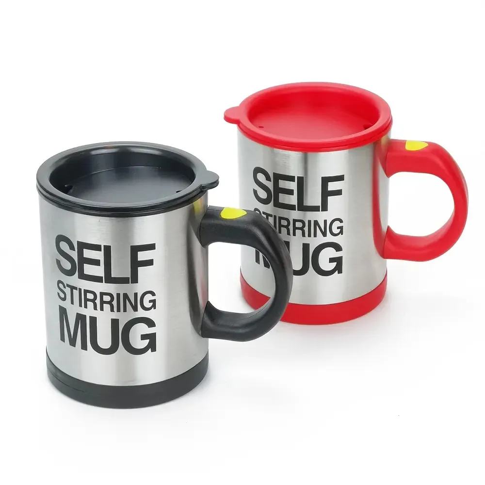 Electric Portable Battery Operated Self-stirring Auto Mug Custom New Coffee Automatic Self Stirring Mug with handle