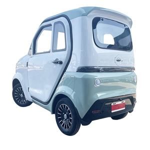 Scooter de mobilité électrique à <span class=keywords><strong>4</strong></span> <span class=keywords><strong>roues</strong></span> et 3 sièges, mini-cabine entièrement fermée, 45 km/h pour passager ou fret adulte âgé - Product Image 4