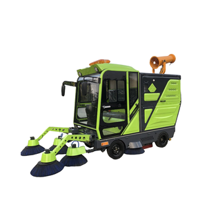 Balayeuse industrielle autopropulsée 48V pour voirie, grande taille, 240L, à eau froide, pour le nettoyage des routes, en métal - Product Image 4
