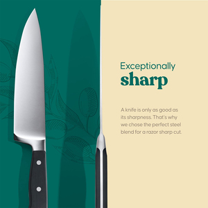 Custom Logo 8 Inch Chef <strong>Knife</strong> Professional Kitchen <strong>Knife</strong> Great for Chopping with Sheath <strong>in</strong> Gift <strong>Box</strong> - Product Image 4