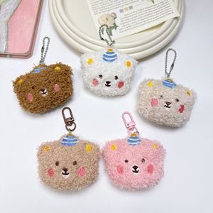Lindo colgante de peluche de oso con corona y rizos, regalo de boda, llavero de peluche - Product Image 2