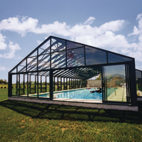 Tente de mariage en aluminium translucide avec grand verre, tente de réception extérieure, chapiteau robuste pour cérémonies de mariage et événements