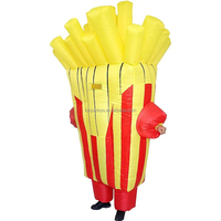 Costumes de jeu de rôle Adulte Frites Costume Gonflable Festival de la Nourriture Performance Accessoires et Costumes Mascarade