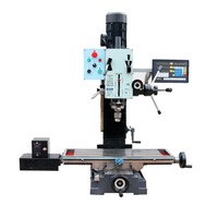 Machine-outil de bureau tout-en-un pour perçage, fraisage et taraudage, haute précision, multifonctionnelle, mouvement automatique des outils