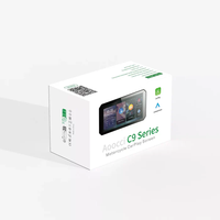 Navigateur GPS Aoocci C9 Pro Max pour moto avec Carplay, caméra embarquée 6 pouces, vue avant + arrière, écran partagé, vision en direct, processeur V851S3 1