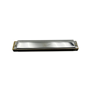 Boîte de <span class=keywords><strong>harpe</strong></span> d'orgue à <span class=keywords><strong>bouche</strong></span> d'harmonica diatonique professionnel à 24 trous avec coupe dorée JH024 plastique ABS cuivre argent résine - Product Image 1