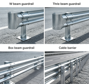 Barrera de Protección Vial de Acero Galvanizado con Viga Triple, Clasificación H2W3, Poste de Viga H, Proveedor Mayorista, Barrera de Rodillos Aprobada - Product Image 6
